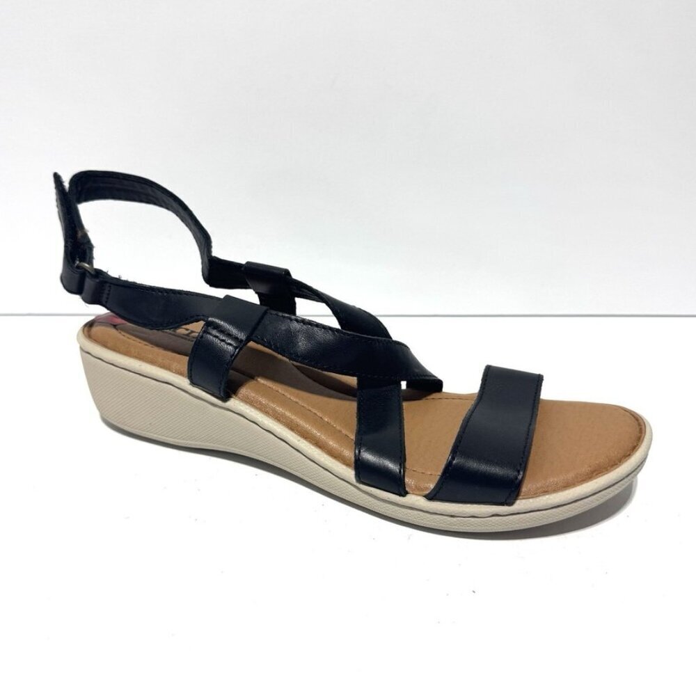 Born Womens Pawnee Sandals Black Size 10M